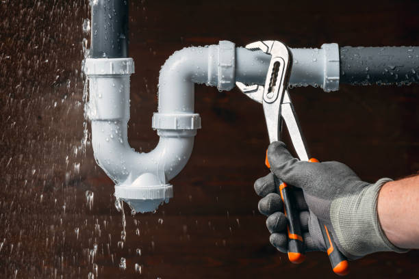 Professional Plumbing technician working in Allenton, WI